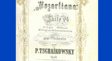Orchestral Suite No. 4, “Mozartiana”