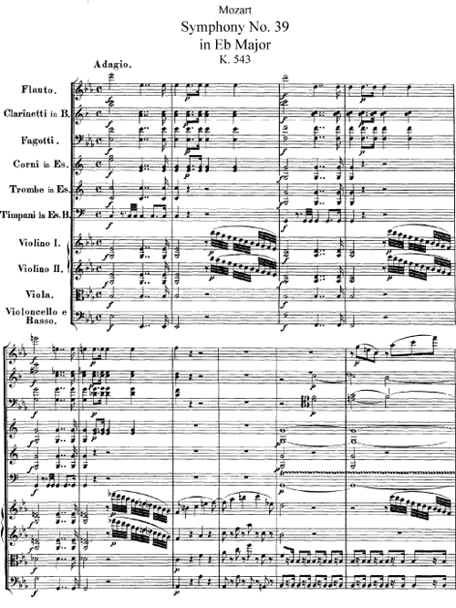 Symphony No. 39 in Eb