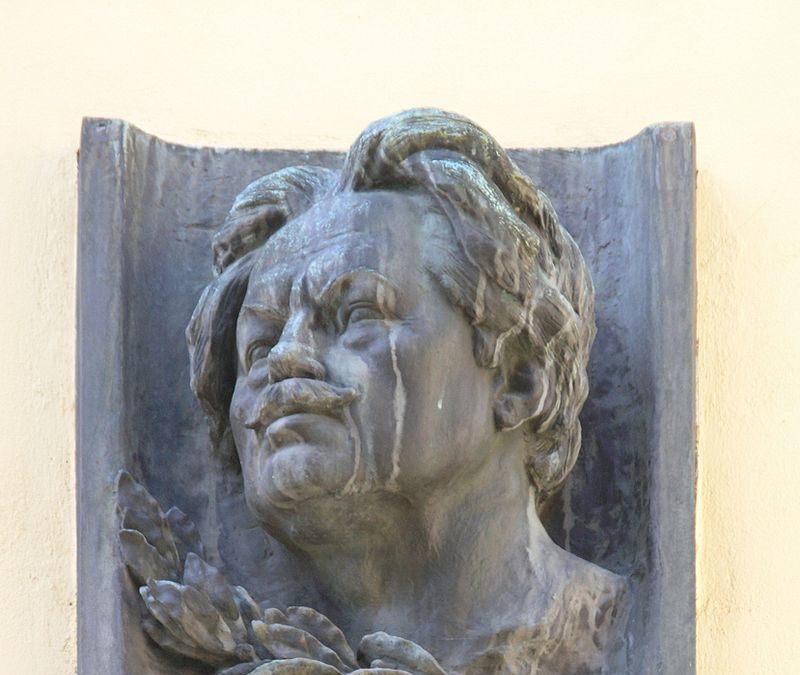 František Ondříček (memorial plaque in Prague)