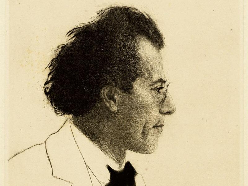 Drawing of Gustav Mahler